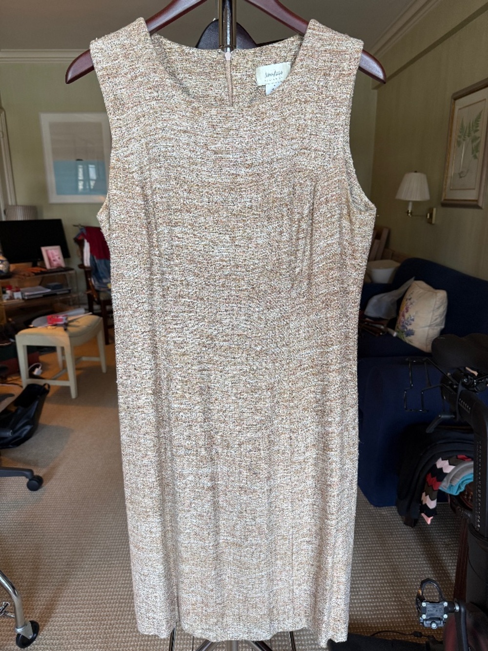 Neiman Marcus Exclusive Silk Blend Sheath Dress – Early 2000s